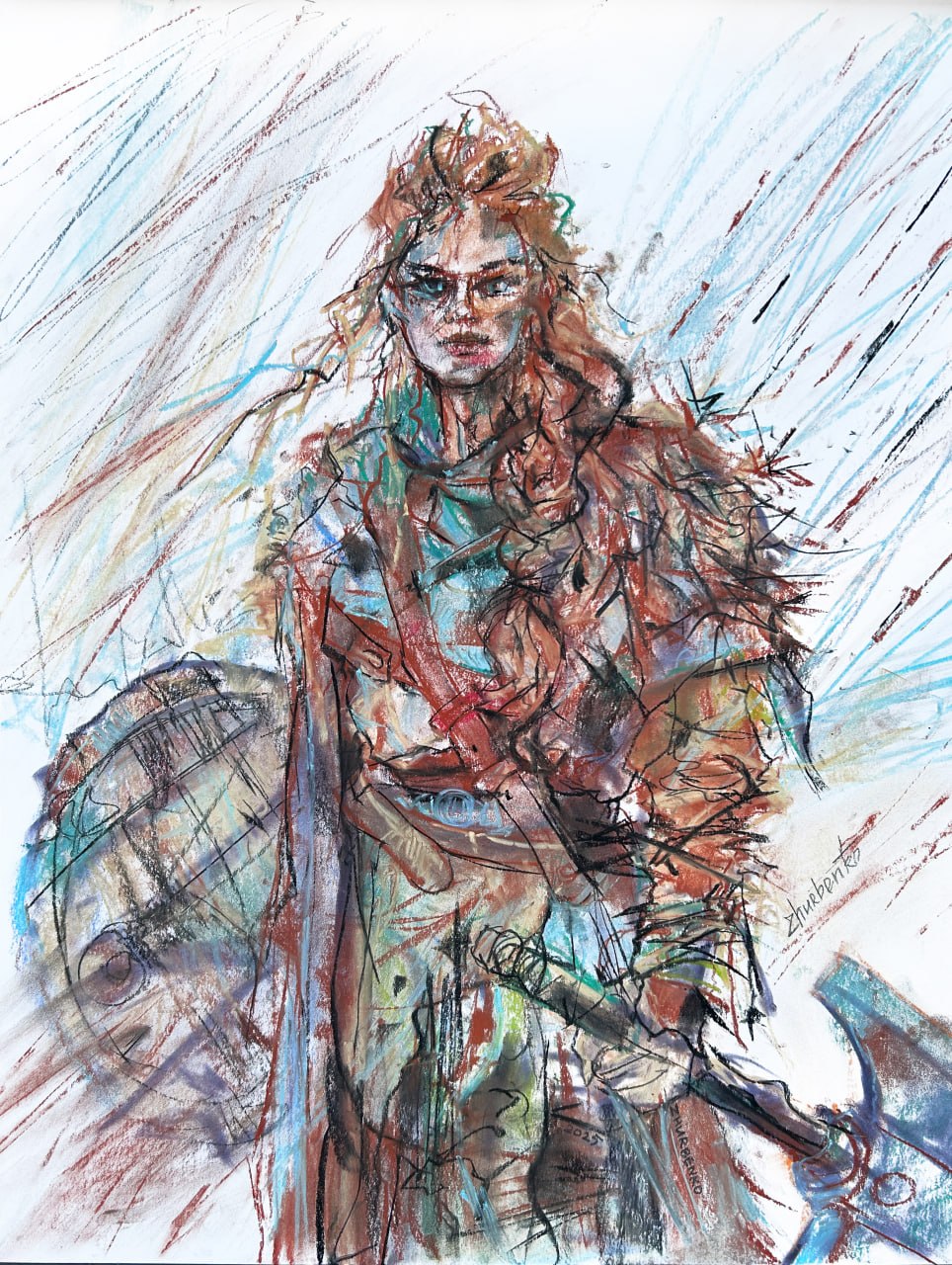 Iron Gale — Viking Warrior Print